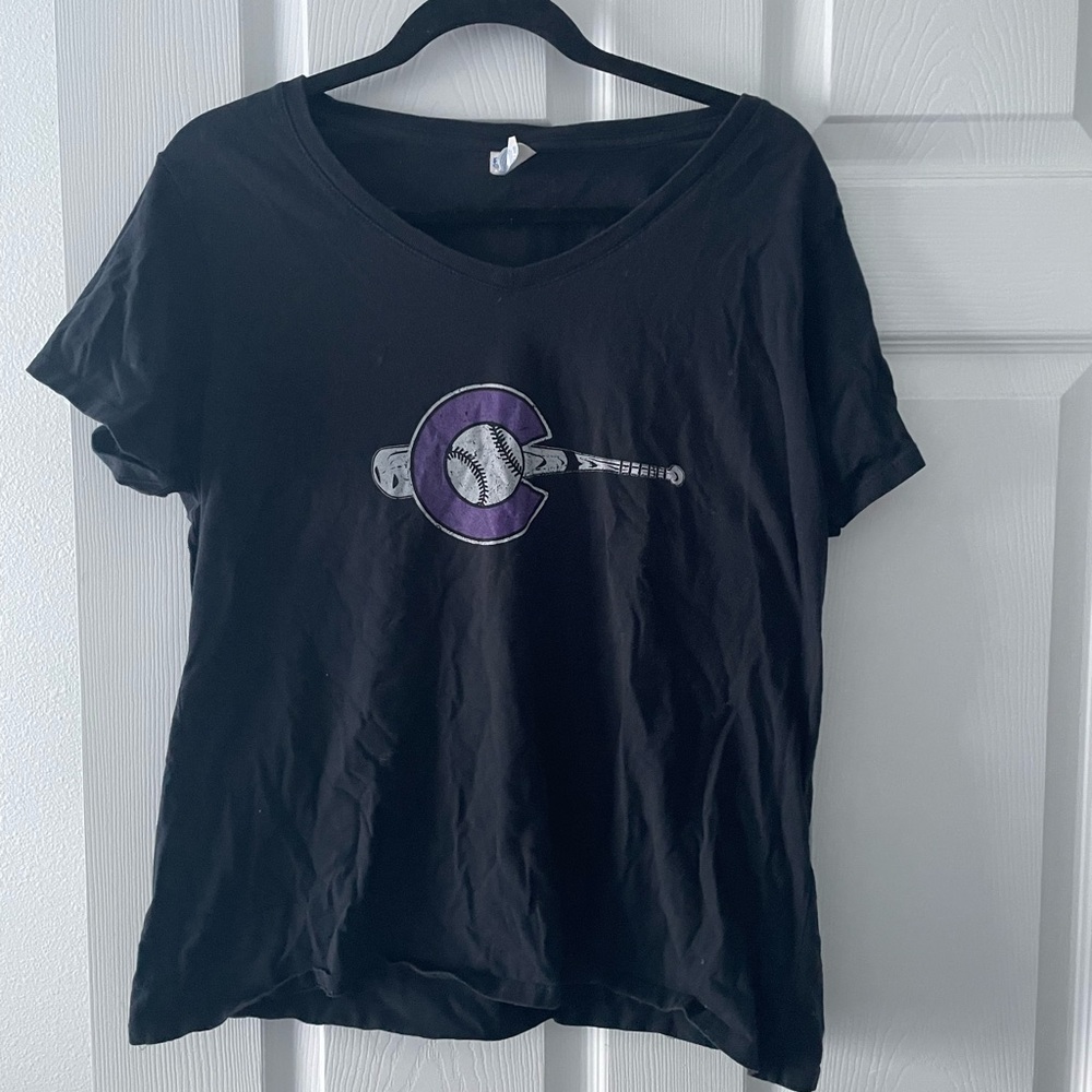 Colorado Rockies Black T-Shirt